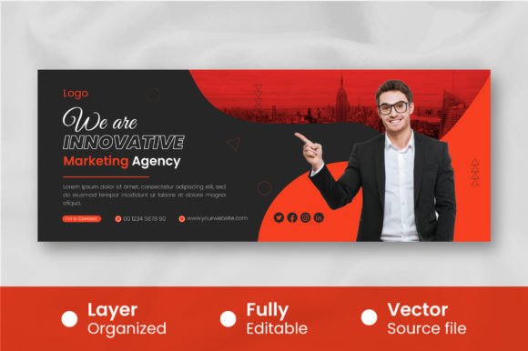 Download Modern Business Cover for Facebook Template - Facebook template Collection