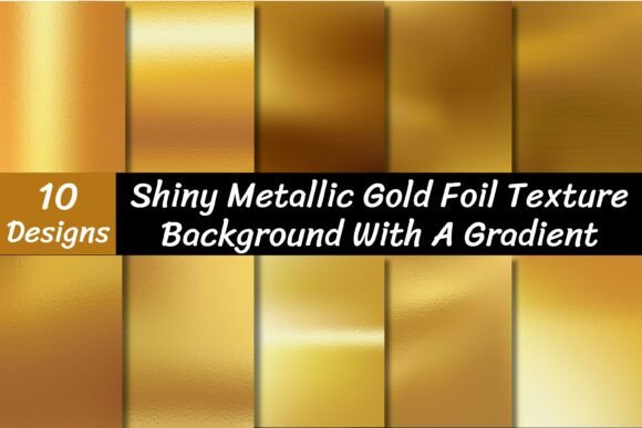 Download Metallic Gold Foil Texture Background - Metallic Collection