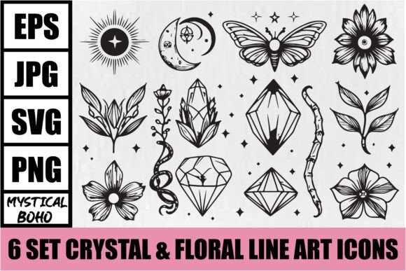 Download Mystical Boho Crystal Bundle - Crystal Collection