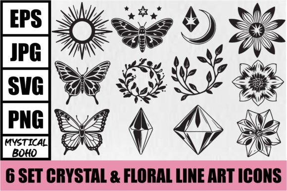 Download Mystical Boho Crystal Bundle - Crystal Collection