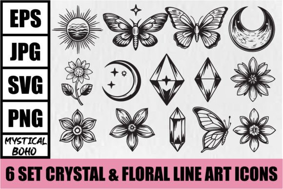 Download Mystical Boho Crystal Bundle - Crystal Collection