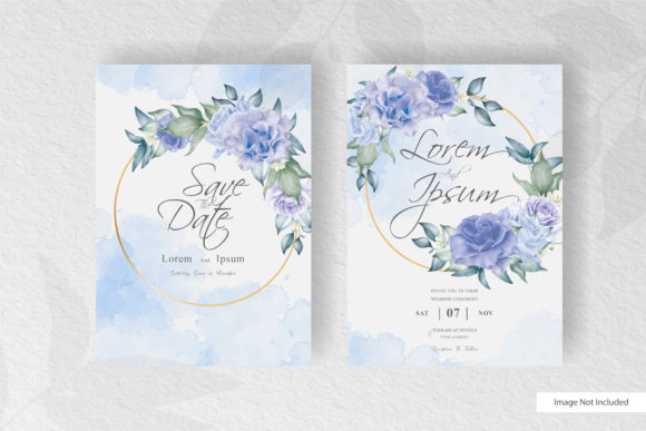 Download Watercolor Purple Florals Wedding Design - Watercolor Collection