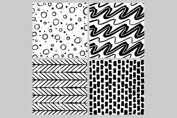 Download Black and White Doodle Background - Premium Resources