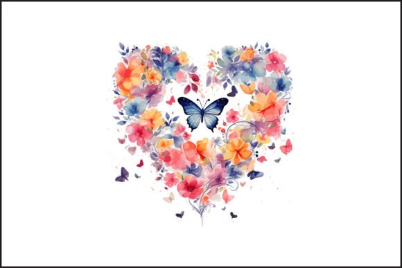 Download Creative Watercolor Floral Butterfly - Watercolor Collection