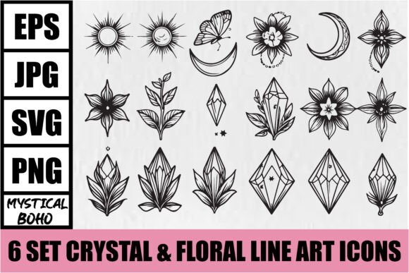 Download Mystical Boho Crystal Bundle - Crystal Collection