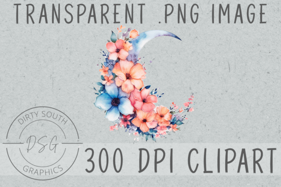 Download Watercolor Moon Clip Art - Watercolor Collection