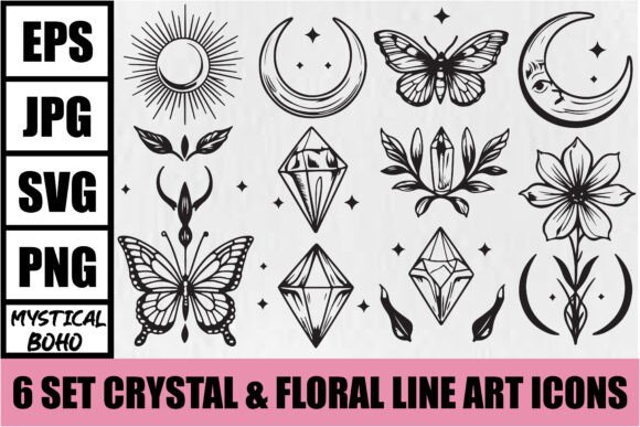 Download Mystical Boho Crystal Bundle - Crystal Collection